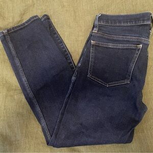 J. Crew Women's Straight Leg Jeans in Deep Indigo